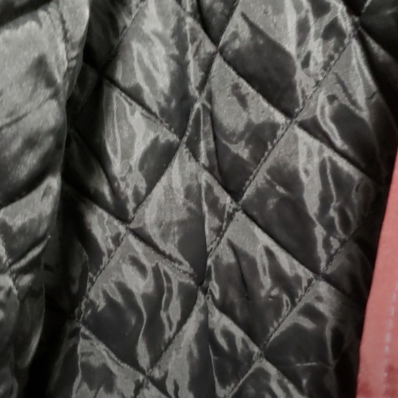 Yoki Sport Sherpa Lined Coat Size Large Maroon - Picture 5 of 9